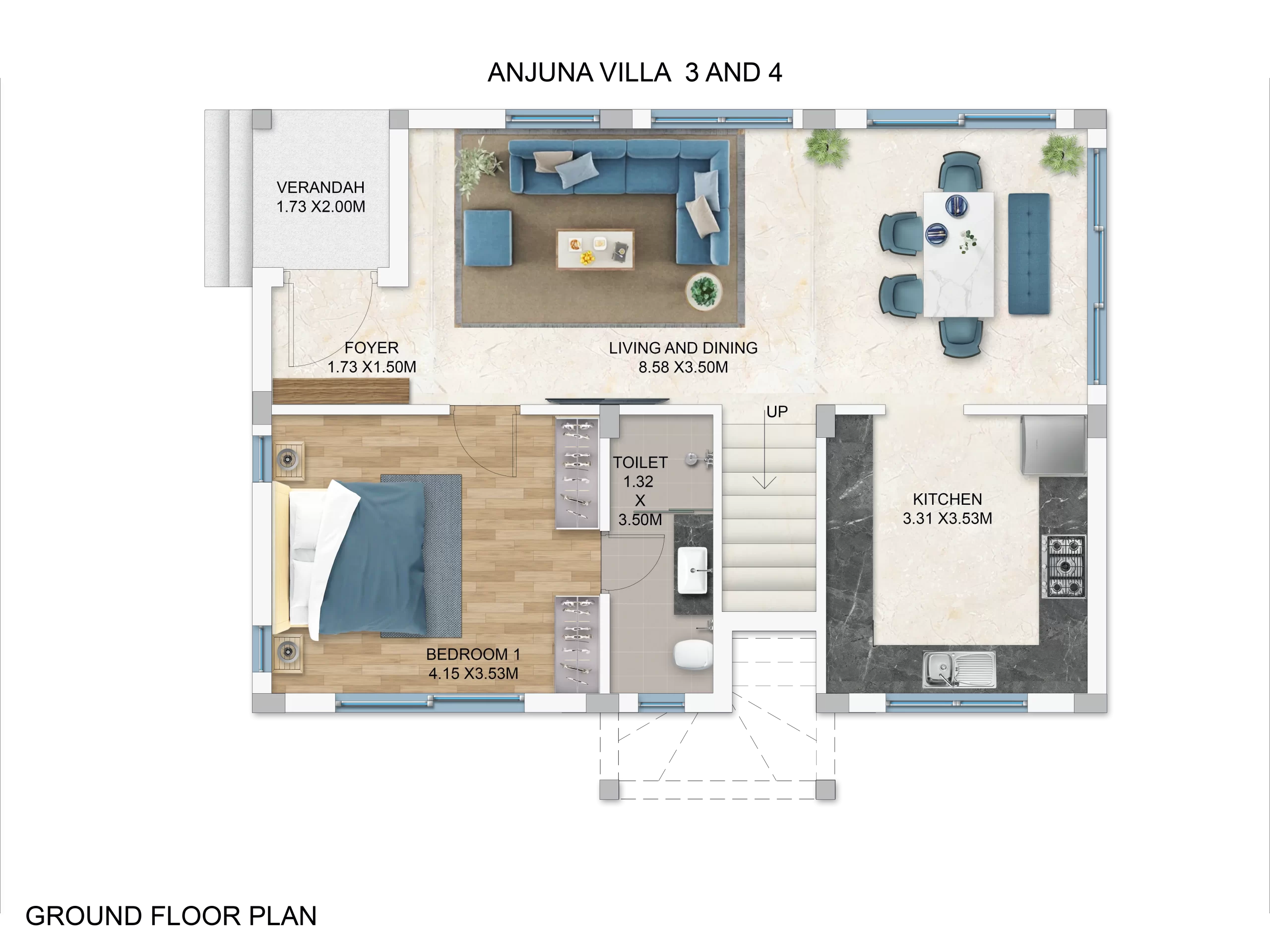 La Demure villa 3 and 4