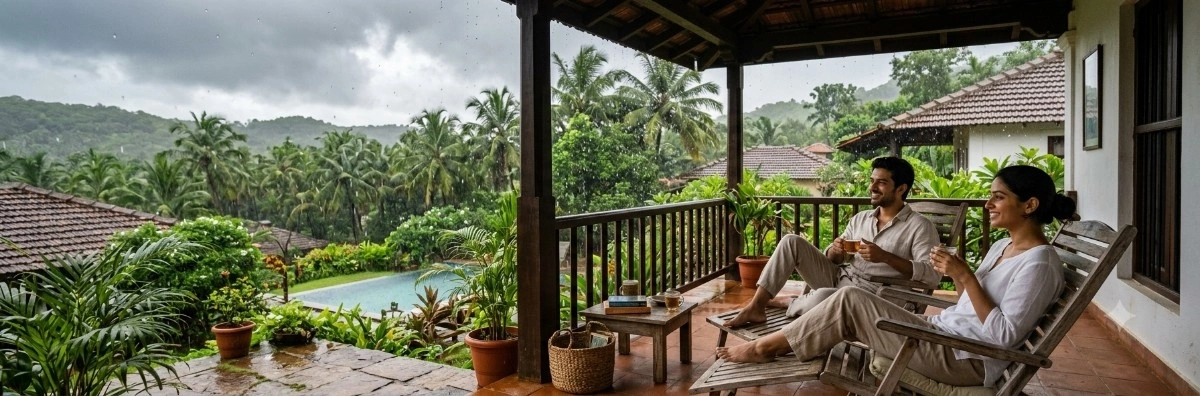 Living the Dream: Experiencing a Goan Monsoon from Your Villa
